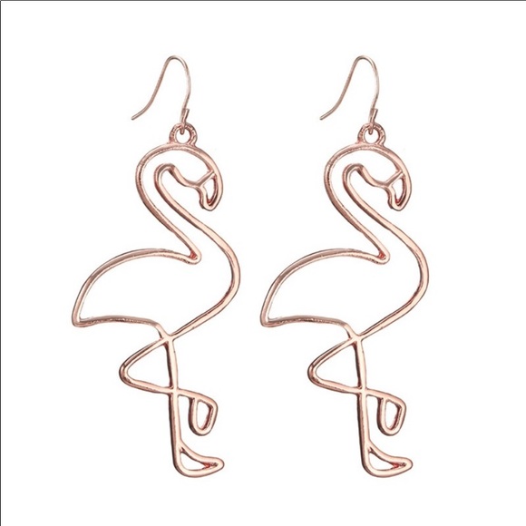 Beautiful Flamingo Earrings!!!!!!!! - Picture 2 of 3